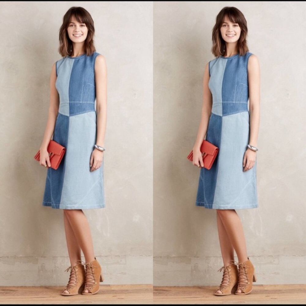 Cute Jean dress with pockets from Anthro Size 6